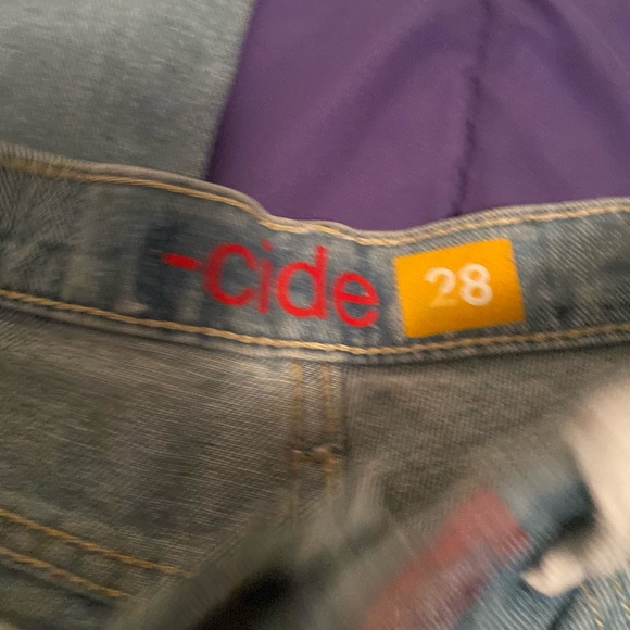 -cide denim USA designer jeans provocative. Size 28, inseam 30. Rare, unique. - Picture 14 of 15